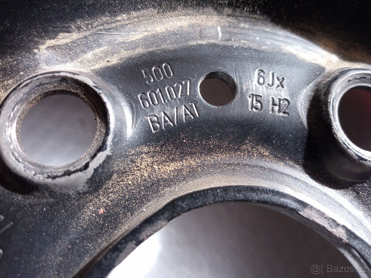 Plechové disky Škoda, VW, Audi,Seat 6Jx15 - 4