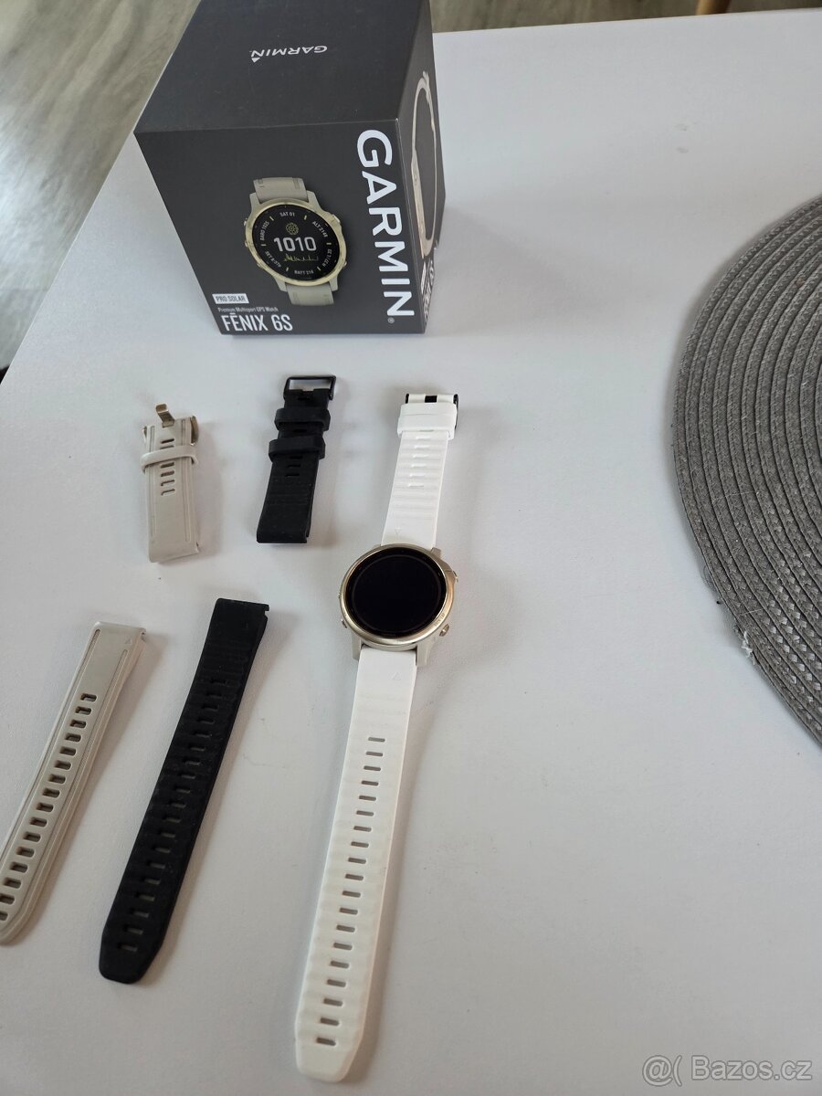 Garmin Fénix 6S Pro Solar – perfektní stav + více řemínků - 4