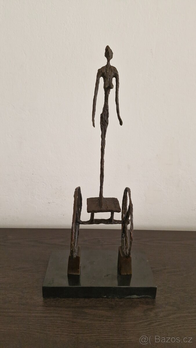 Giacometti - Chariot - bronz - 4