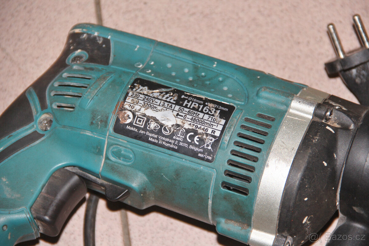 Příklepová vrtačka Makita HP1631 - 4