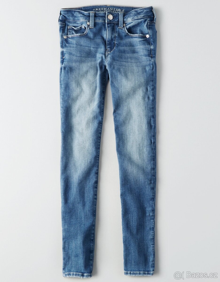 Modré rifle AMERICAN EAGLE vel. 28/34 - 4