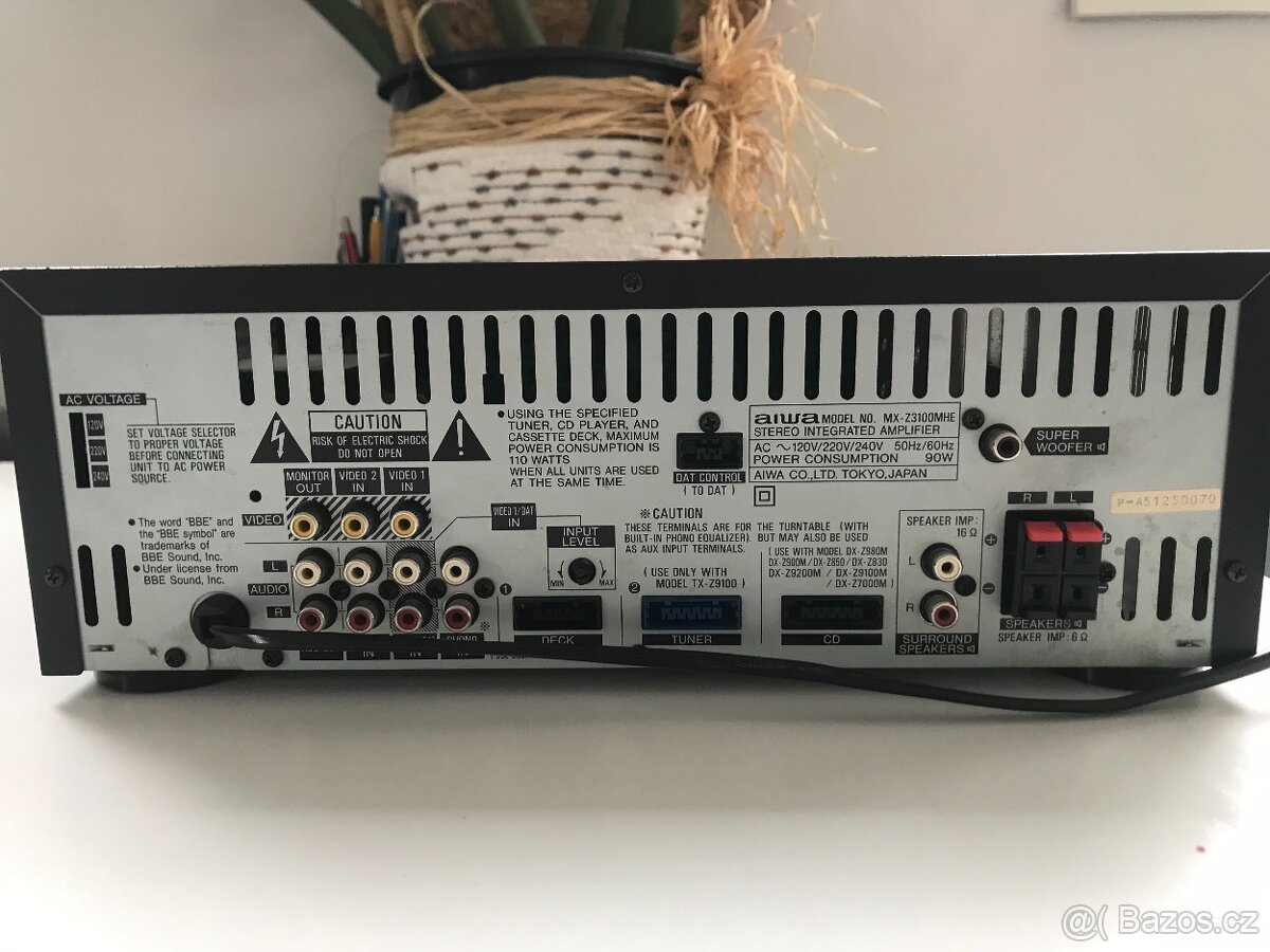 AV RECEIVER AIWA Z - D 3100M - 4