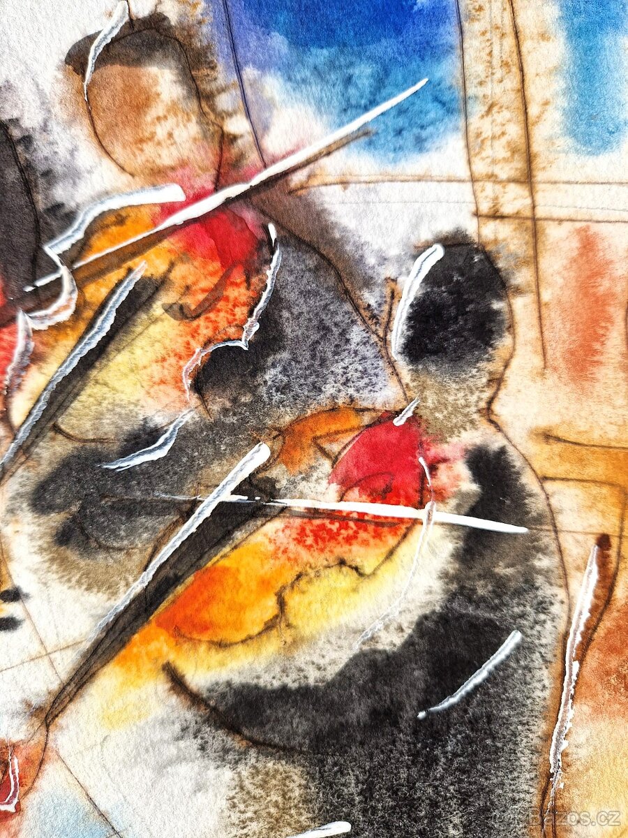 Michael Rosenwein - Koncert c mol (Akvarel), figurativne um. - 4