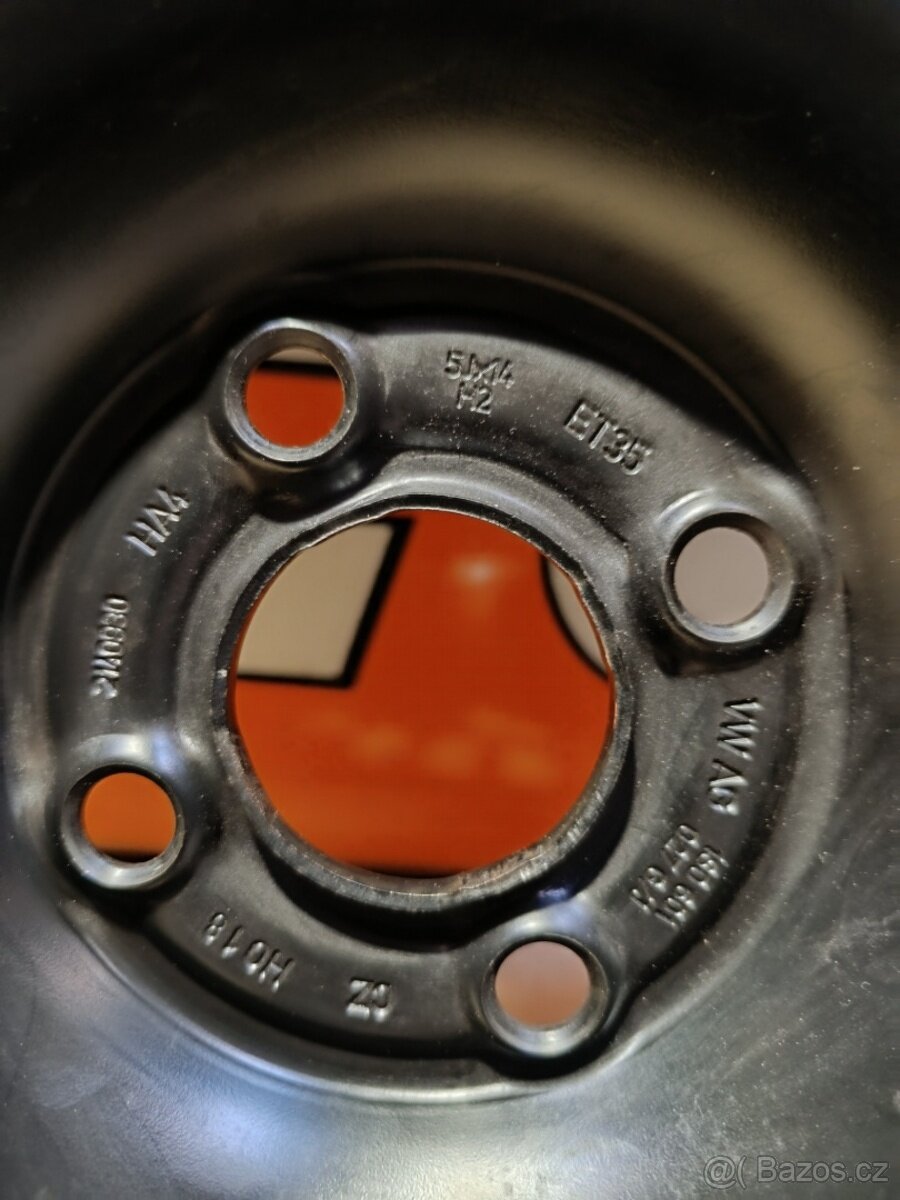 Pěkná sada na Citigo 4x100, zimní pneu 165/70 R14 - 4