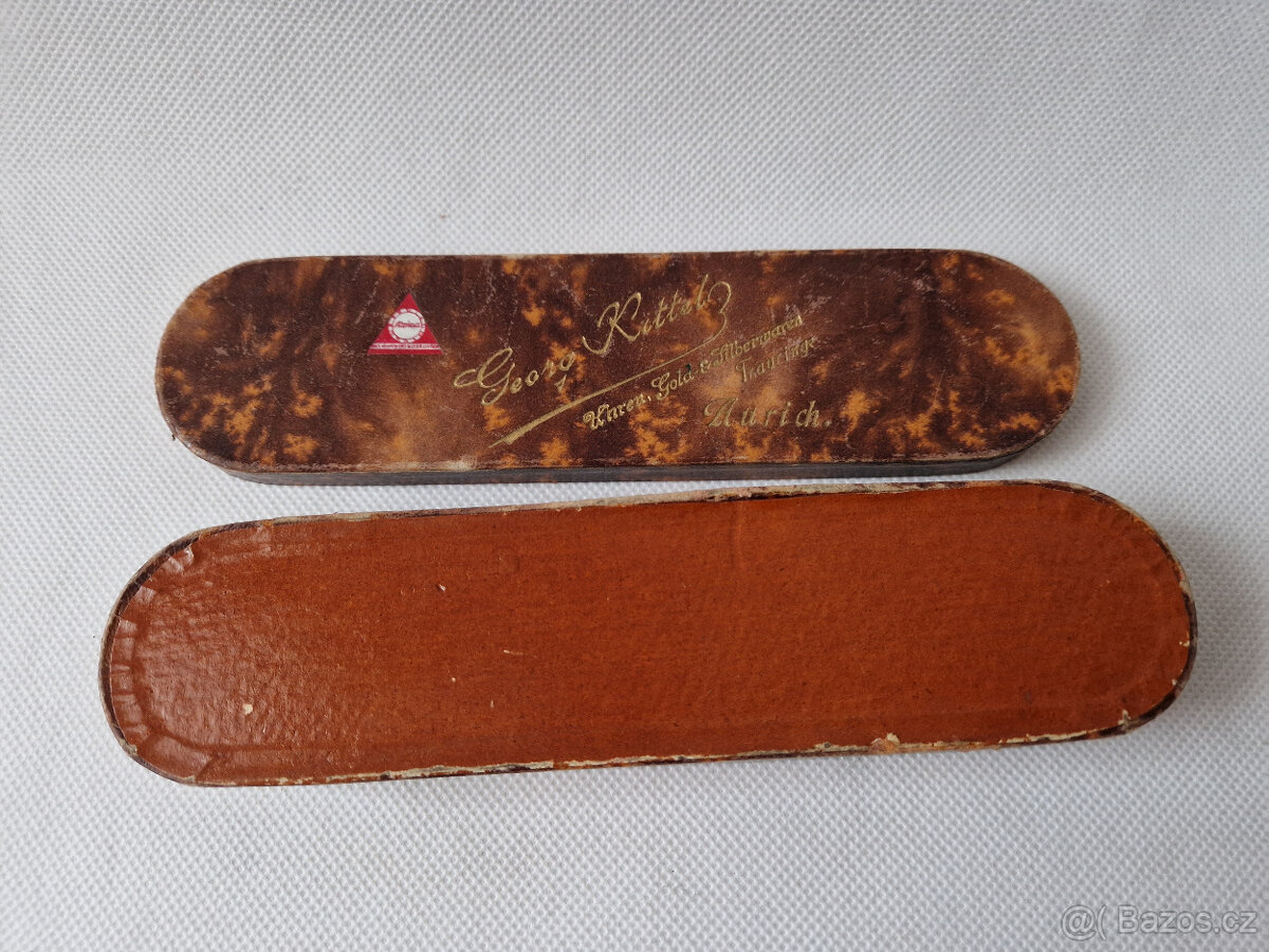 Stará krabička etuje náramkové hodinky Alpina zlatník - 4