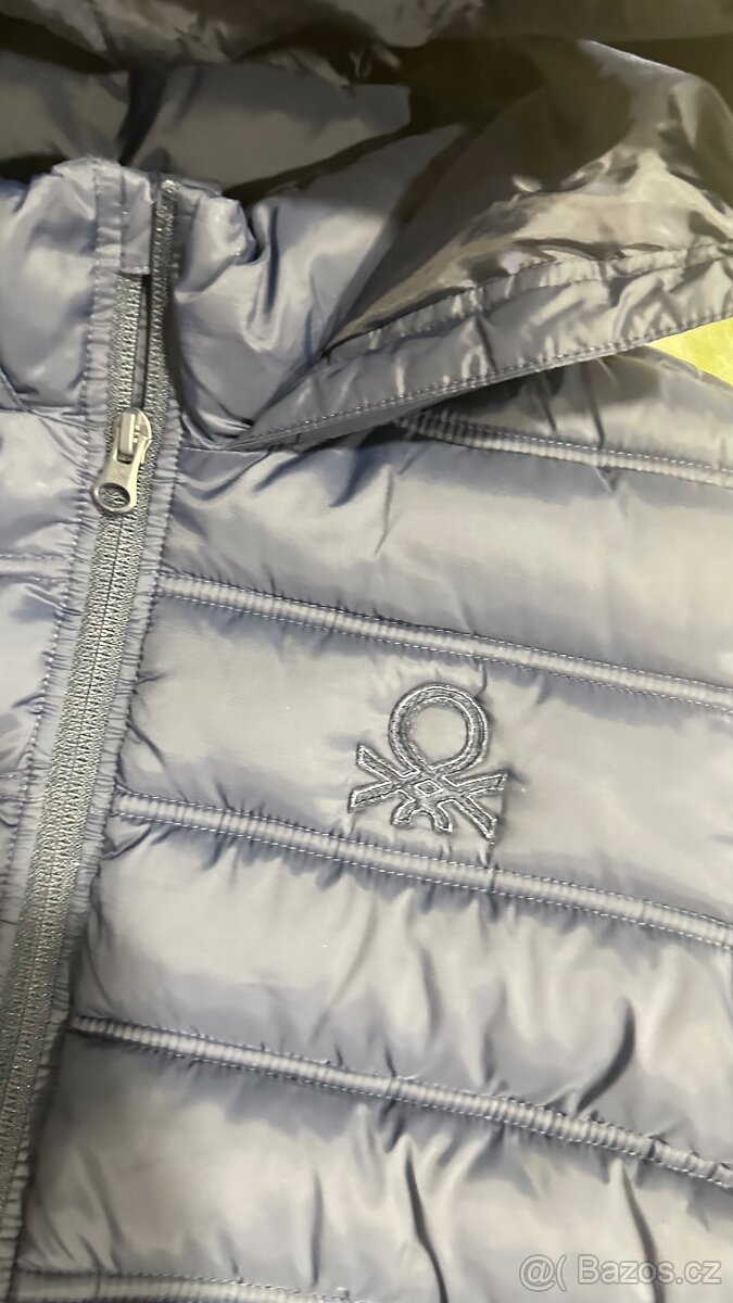Zimní bunda Benetton vel. XL 10-11let, vel. 146-152 - 4