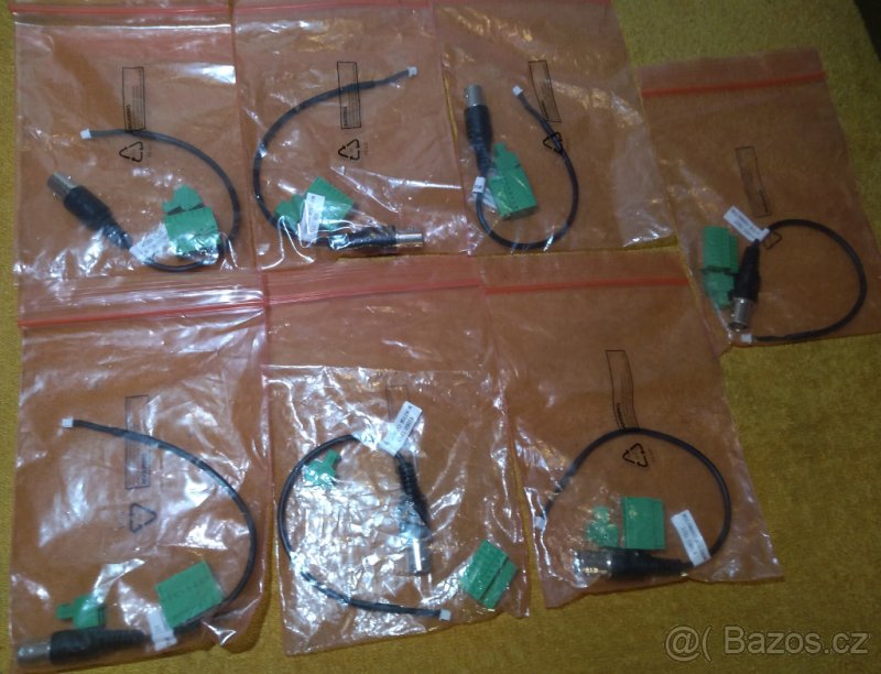 7x Kabel - video test monitor connector + příslušenství - 4