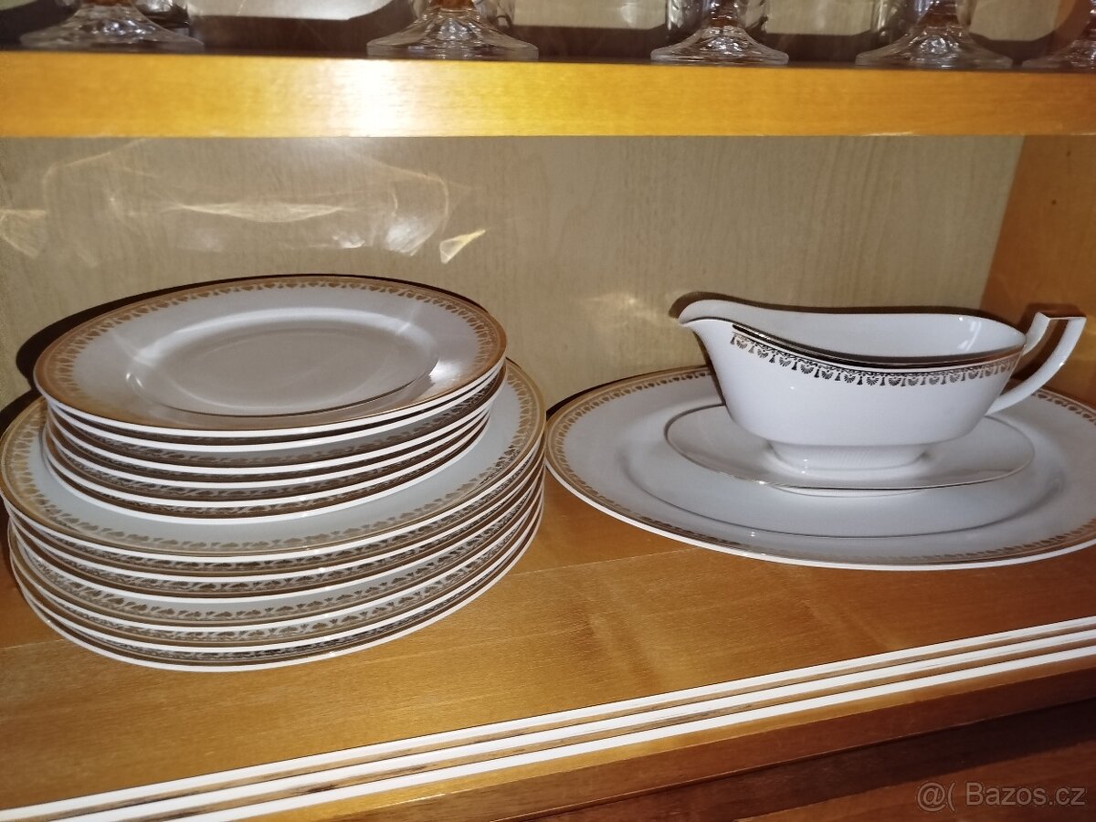 Porcelán - čajová sada - jídelní - 4