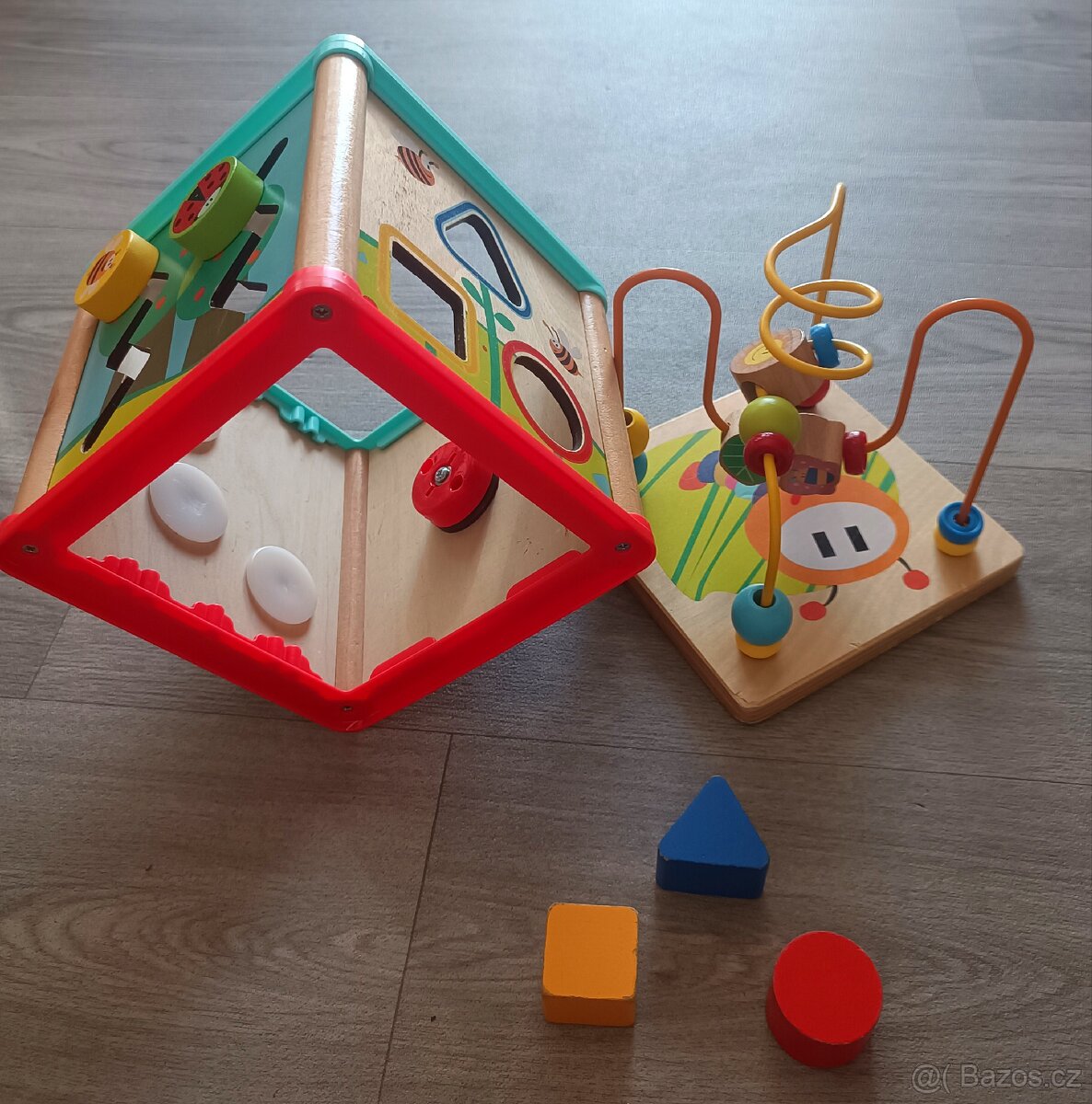 Interaktivní hračky, minie, dřevěné - 4