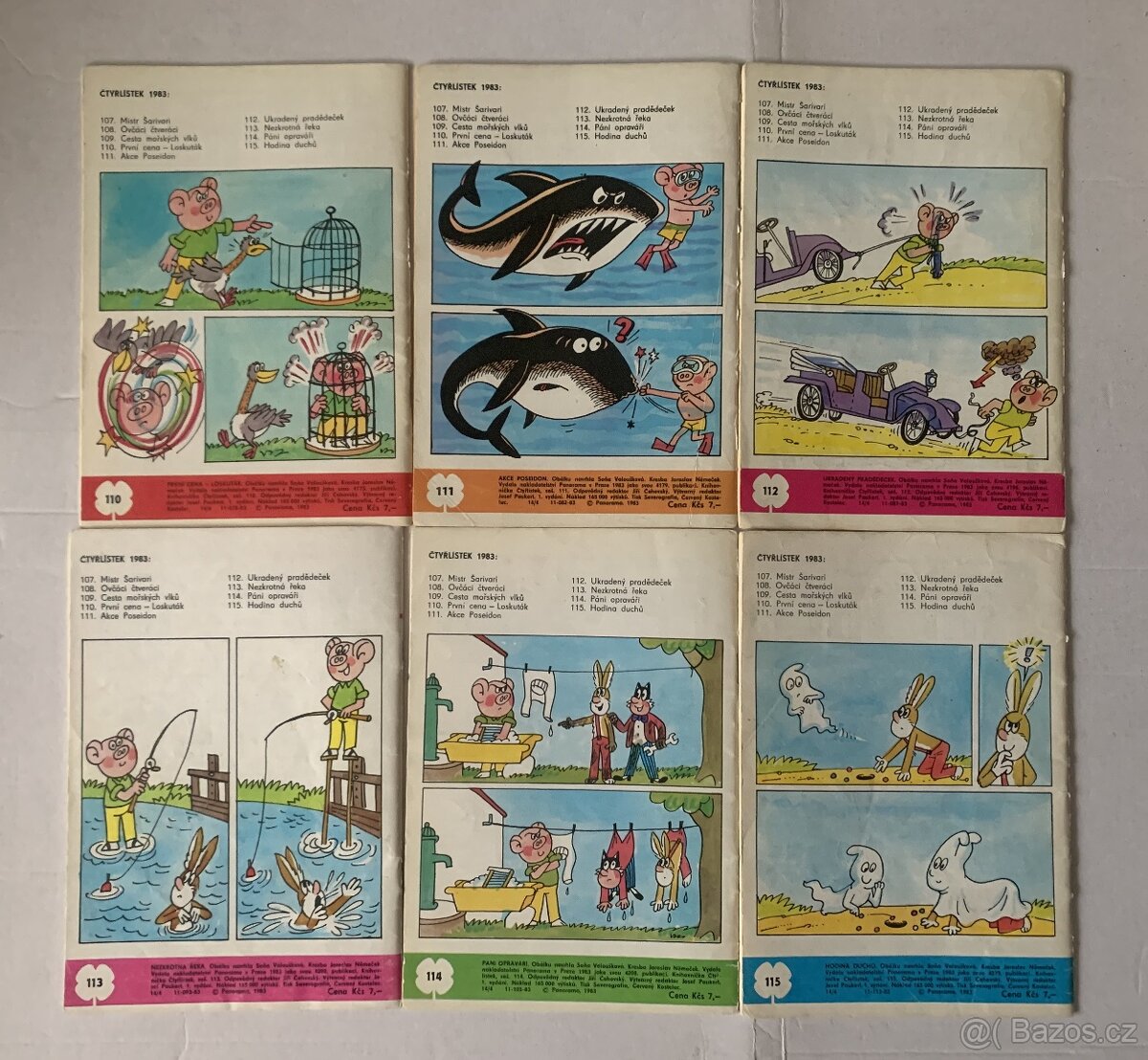 Staré Čtyřlístky, 1981 – 1994, ceny v textu - 4