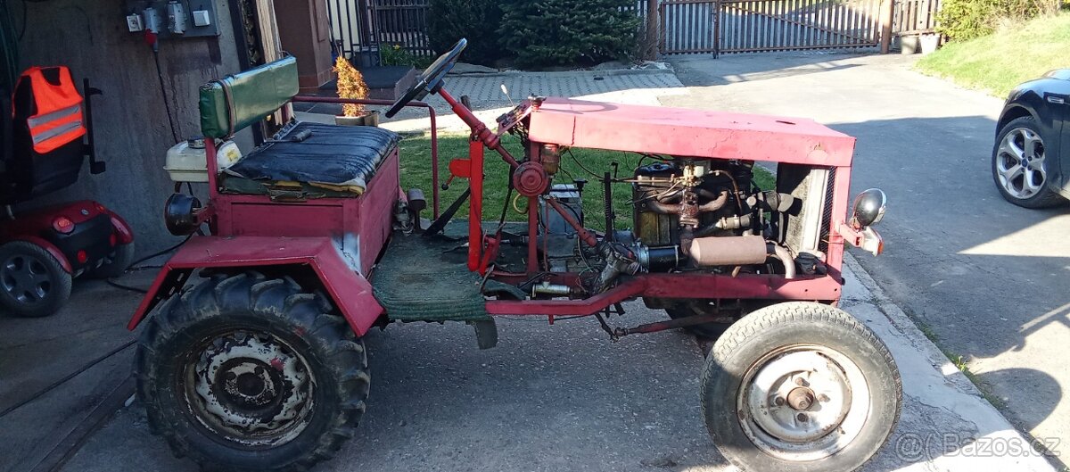 Malotraktor domácí výroby - 4