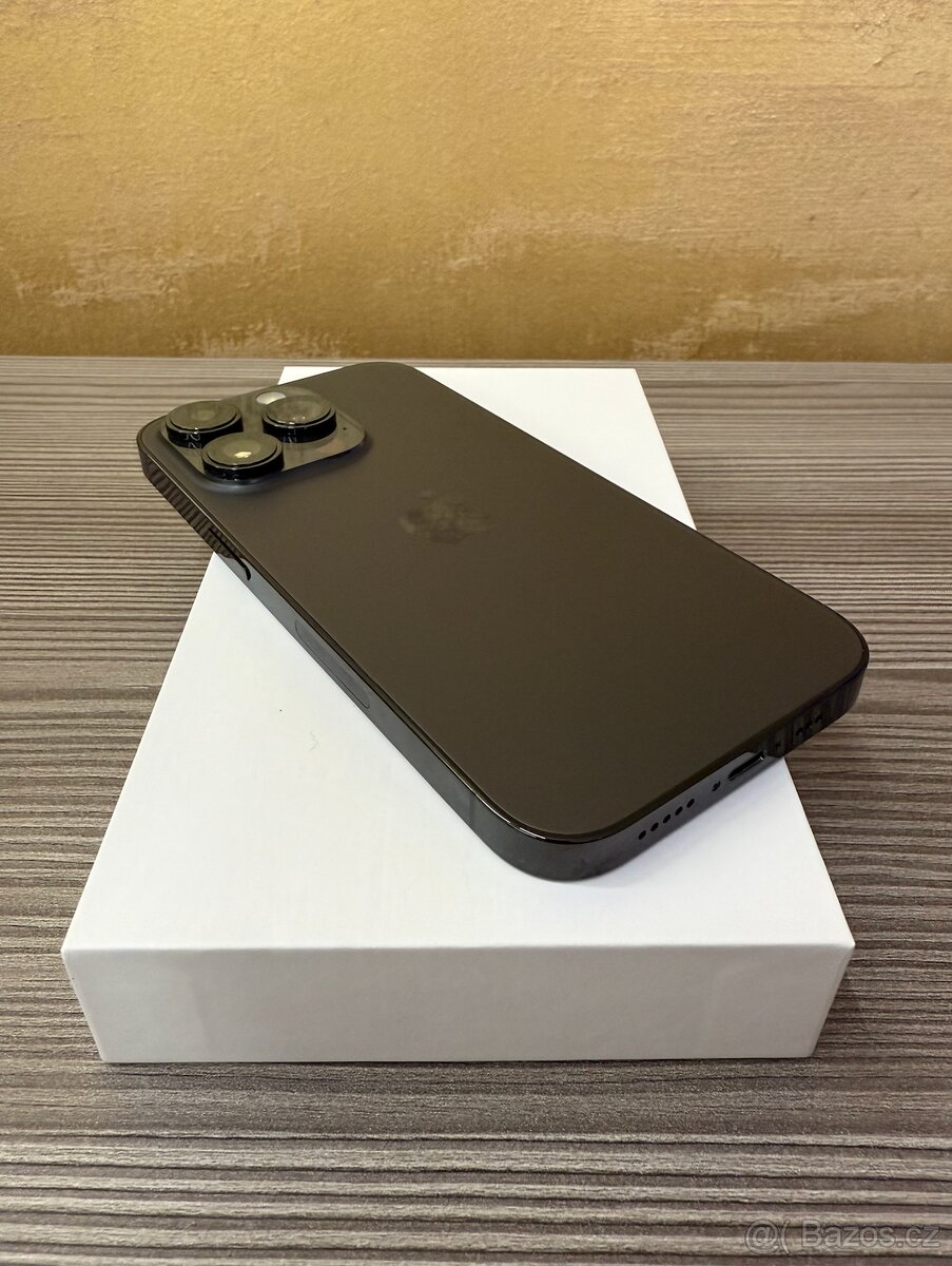 Apple iPhone 14 Pro 256GB černý TOP stav, baterie 100% - 4