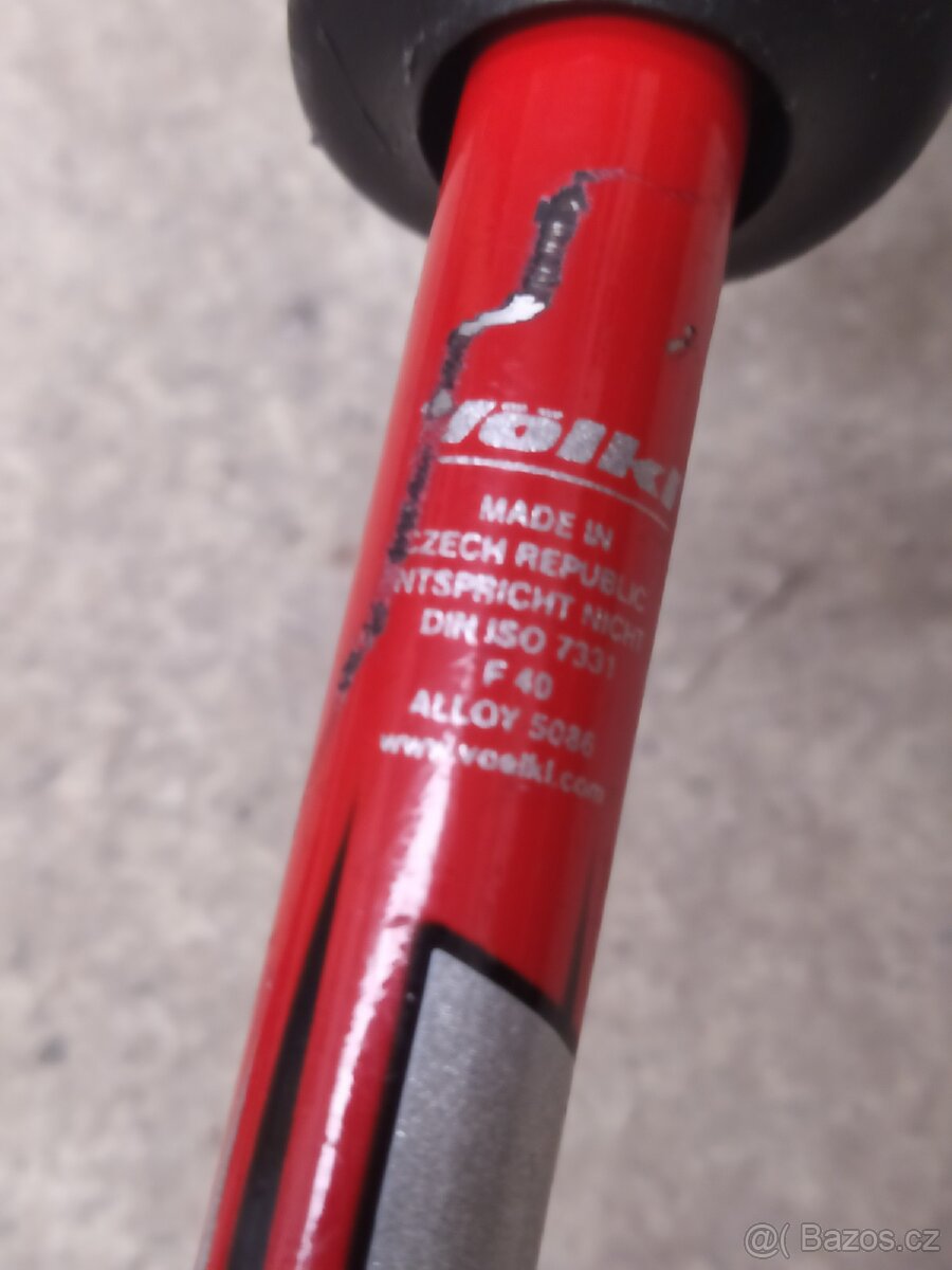 Dětské lyže Völkl Racetiger110 cm s hůlkami. - 4