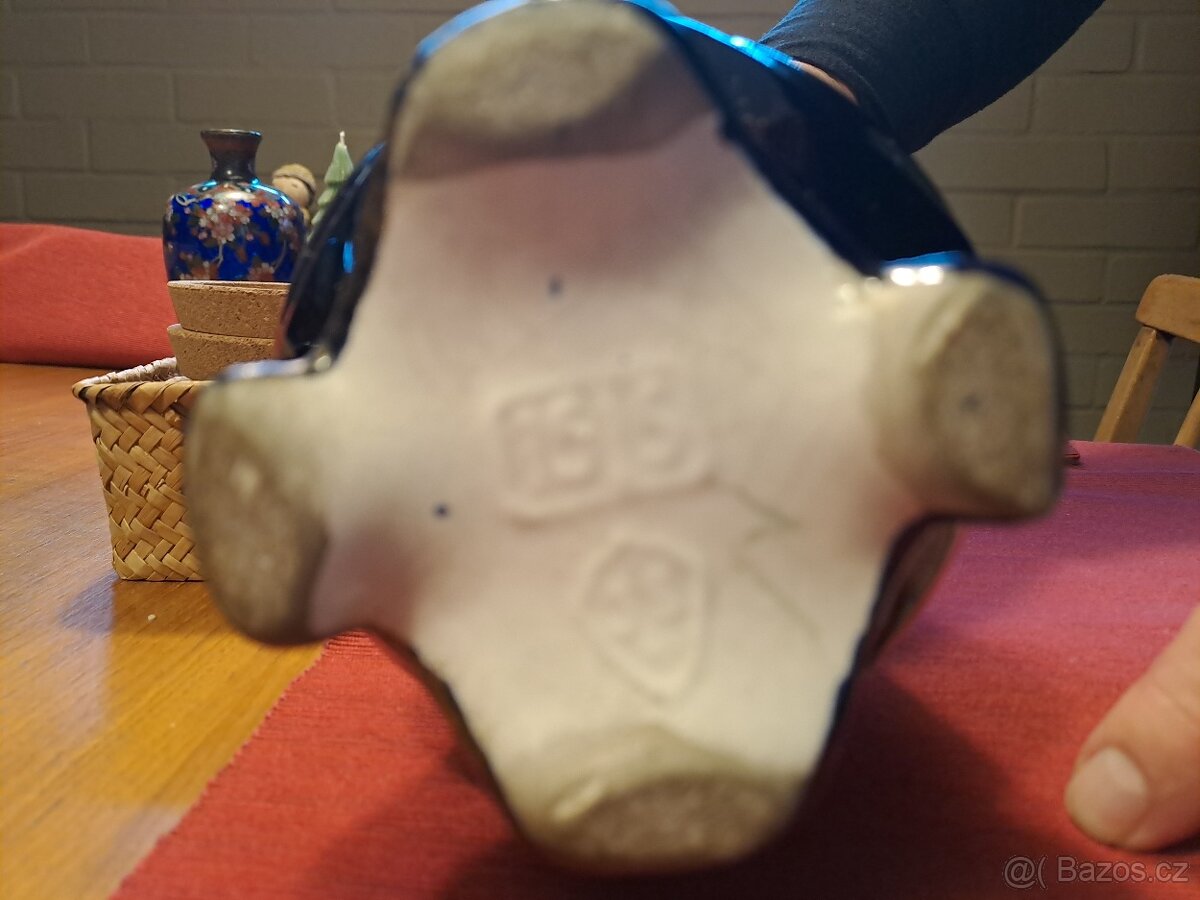 Hodiny a vaza - secesni - 4