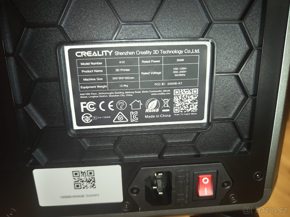 Creality K1C + filamenty – TOP stav - 4