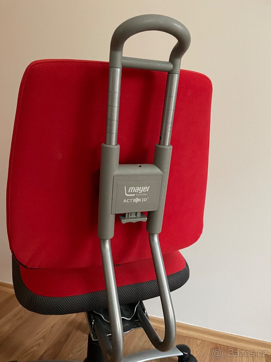 Rostoucí židle Mayer Actikid A3 červenošedá - 4