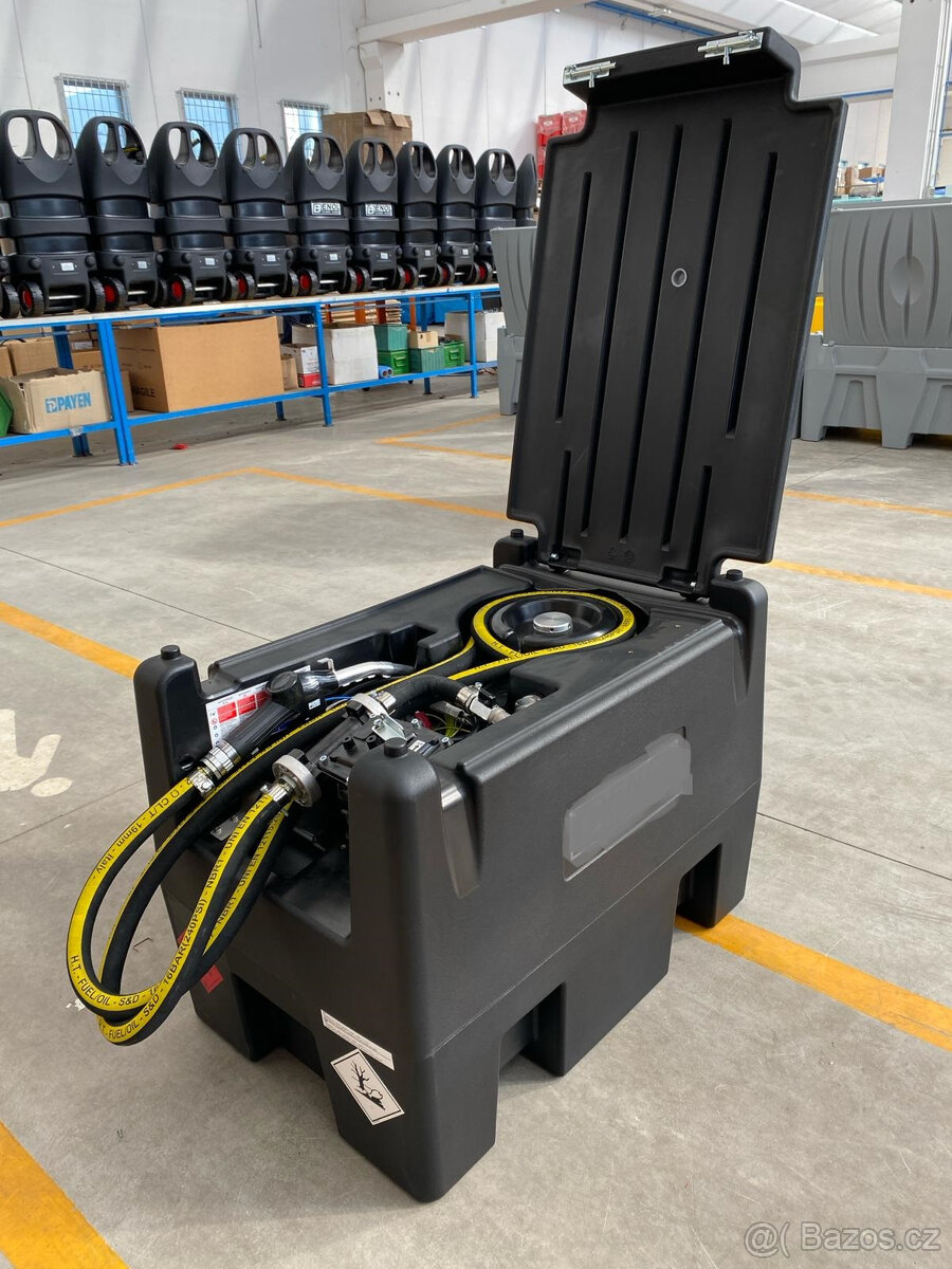 Mobilní nádrž na benzín 220Lit. – el.čerpadlo 12V ATEX - 4