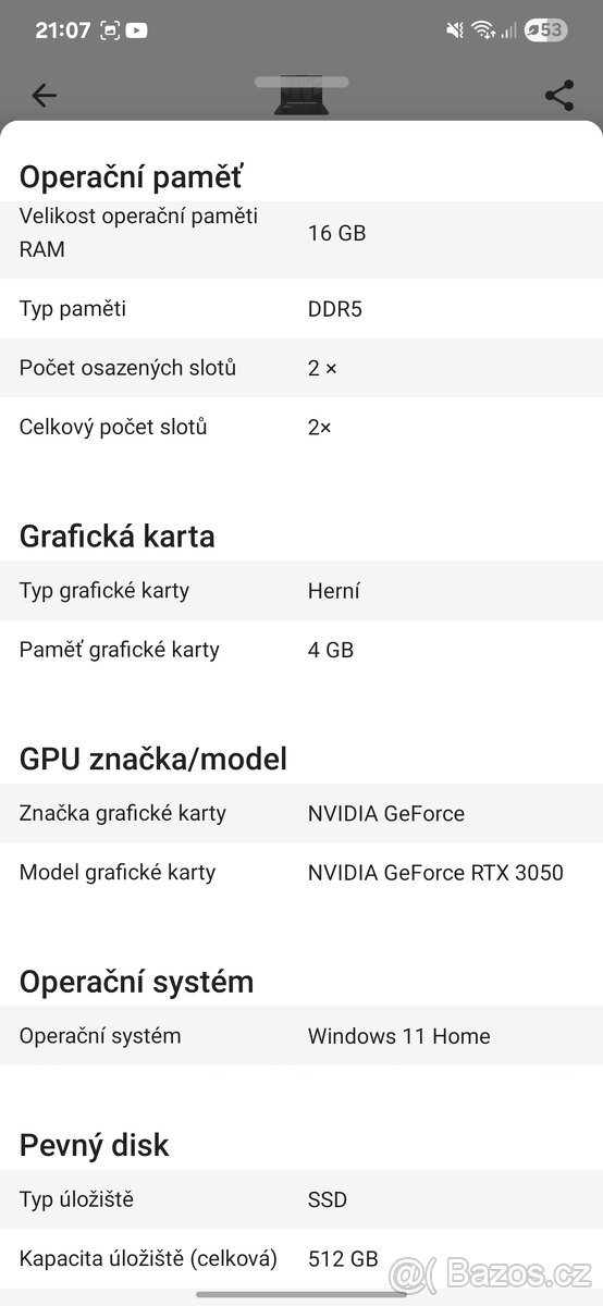 Herni notebook Asus TUF A15 na dily - 4