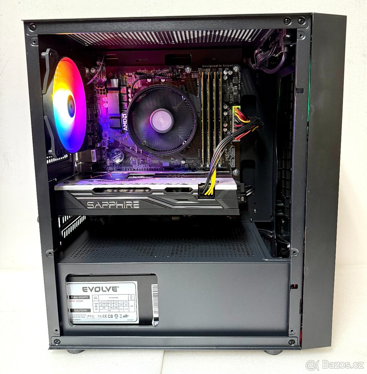 Herní PC: AMD Ryzen 5/ 16GB/ RX-580 8GB/ SSD+HDD/ W11/záruka - 4