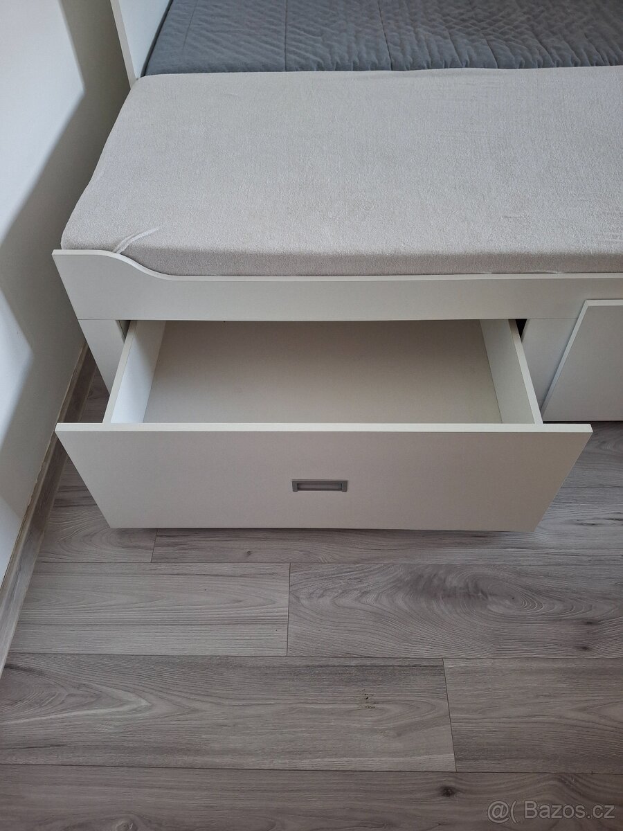 Rozkládací postel s matrací - 4