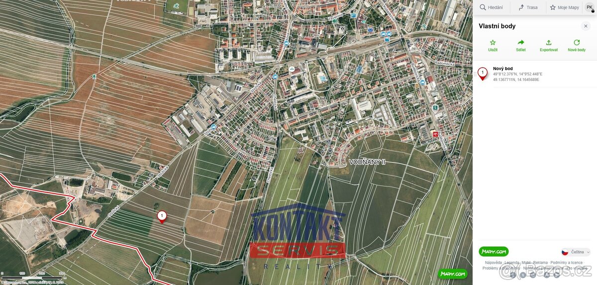 Prodej pole 4 565 m², Vodňany, ev.č. PK-8009 - 4