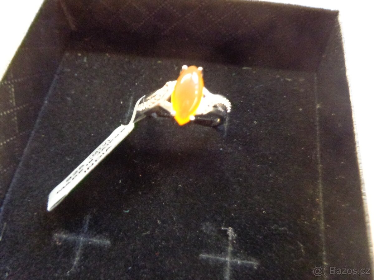 Ag prsten s Karneolem - 4