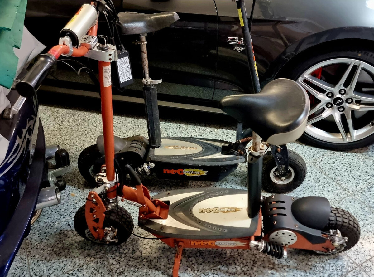 Prodám elektrokoloběžku Nitro Scooters + jednu na ND - 4