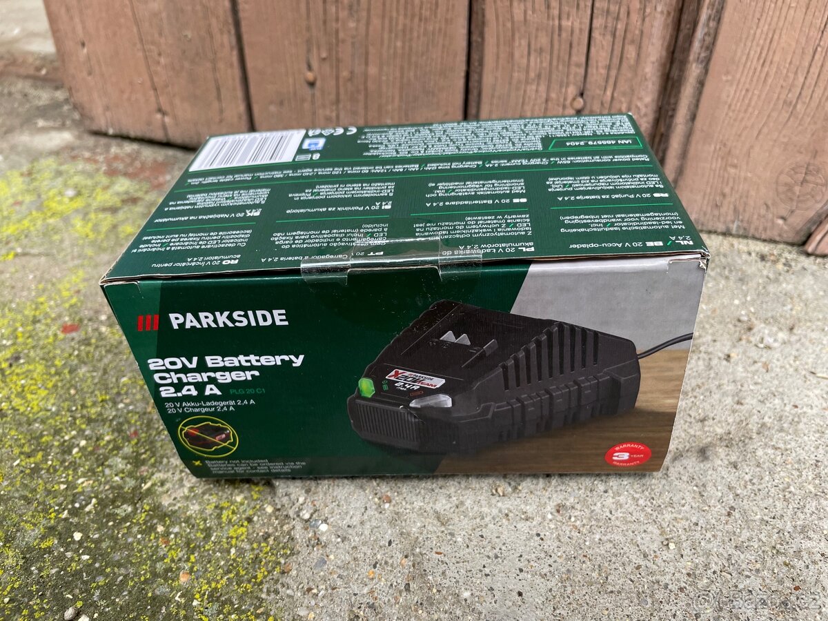 SADA: Aku vyžínač PARKSIDE- baterie, nabíječka, cívka - 4