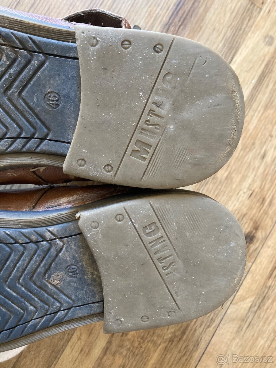 Zimní kožená obuv - 4