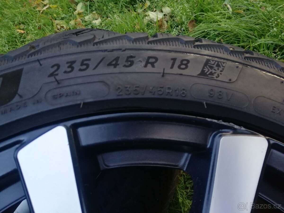alu 18" Škoda Superb 3, VW Passat B8 , zimní 235/45/18 - 4