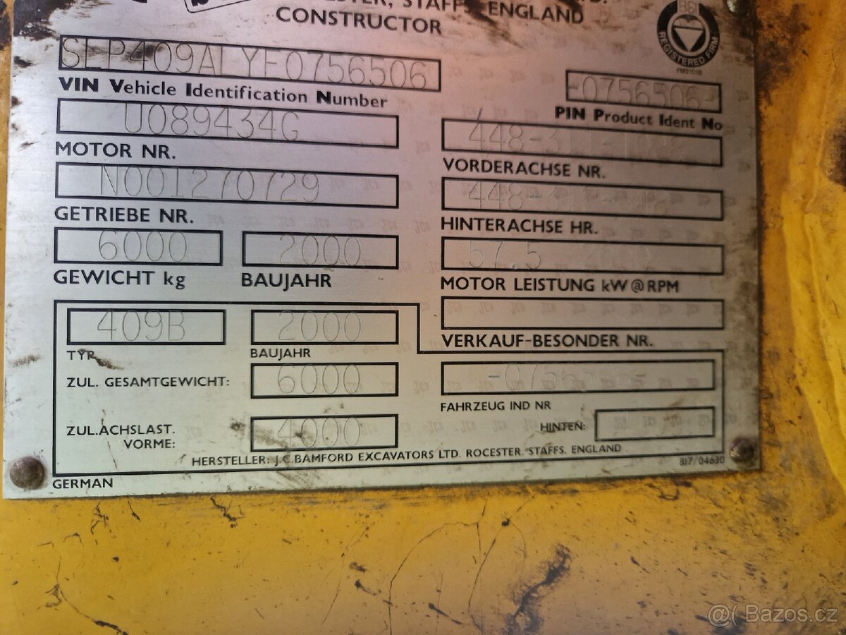 Čelní nakladač JCB 409 B - 4