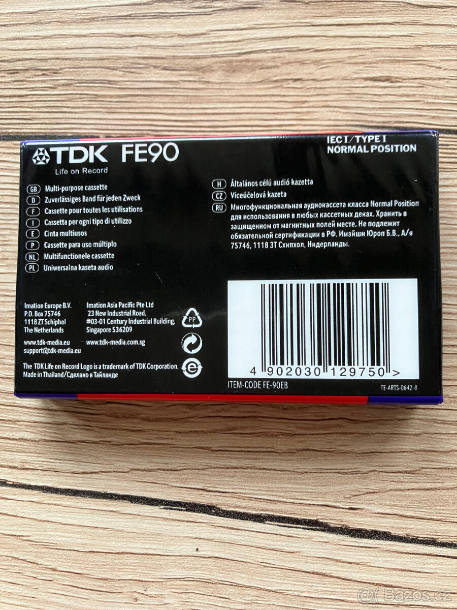 Original zabalené čisté MC SONY 90 a TDK 90 - 4