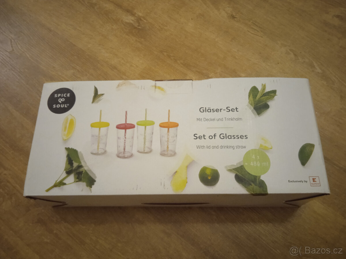 Prodám levně nové nepoužité skleničky s víčkem - 4