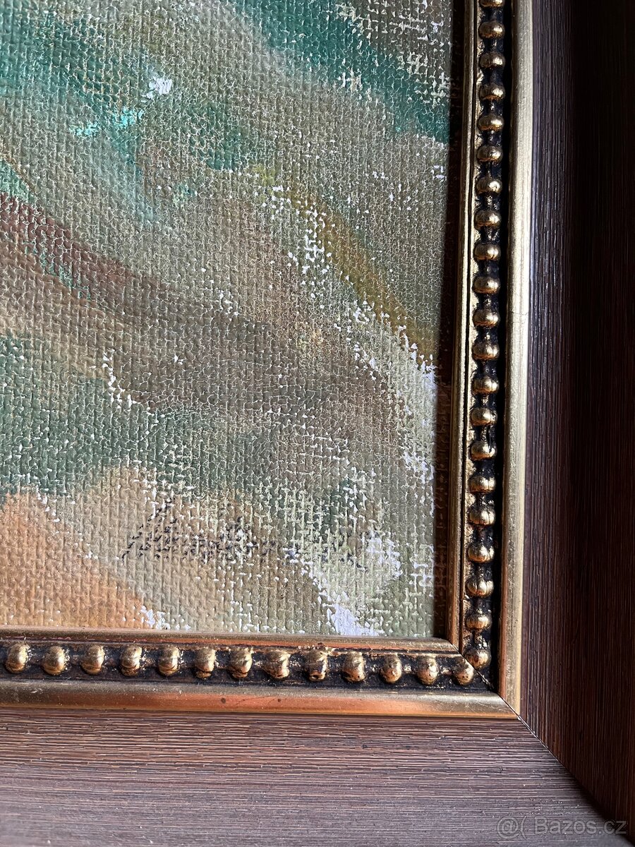 Obraz s motivem krajiny a stromů - 4