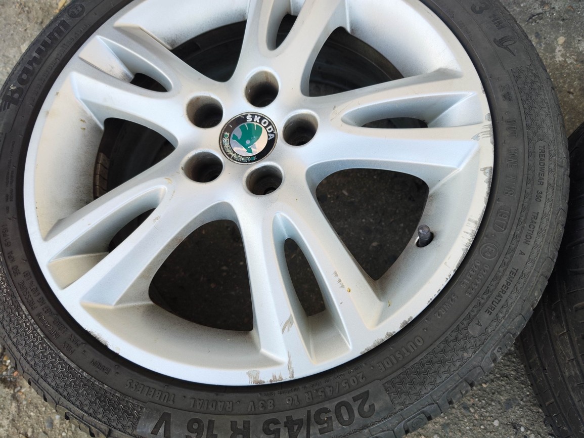 16"letní alu sada Atria 5x100 origo Škoda Fabia 2 Roomster - 4