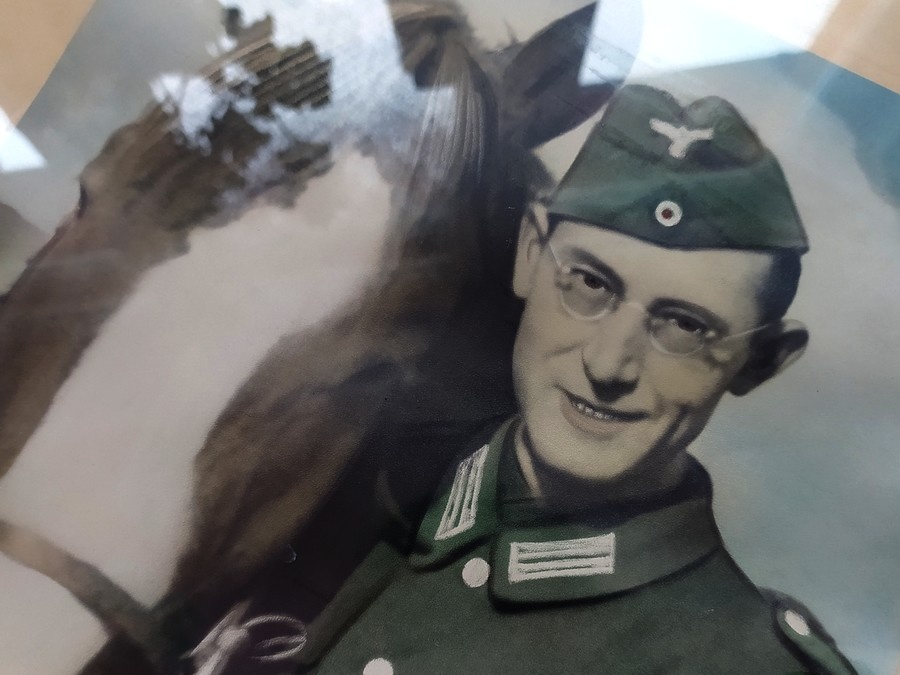 Originál zarámovaná fotografie Wehrmacht velký formát - 4