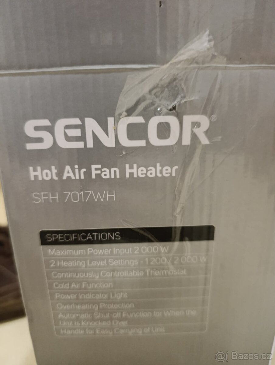 Teplovzdušný ventilátor Sencor - 4