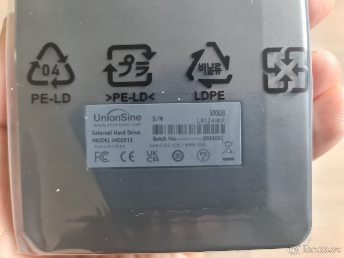 500Gb 2.5 externi disk USB 3 cerny nový - 4