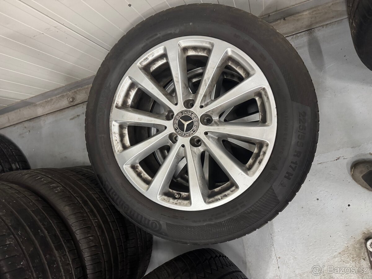 Alu 5x112 r17 Mercedes w213 225/55r17 - 4
