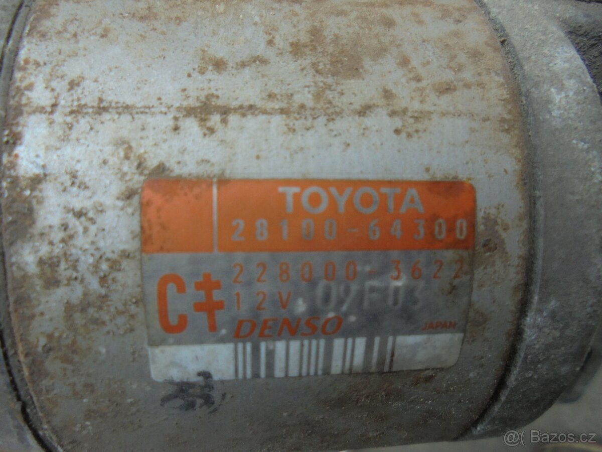 startér Toyota 2,0 D4D - 4