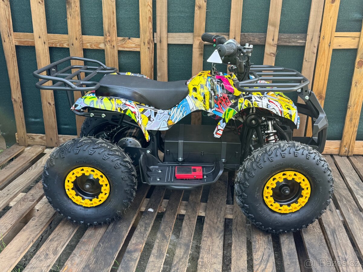 Elektro ATV Čtyřkolka 1200W 48V kola 6” AE006