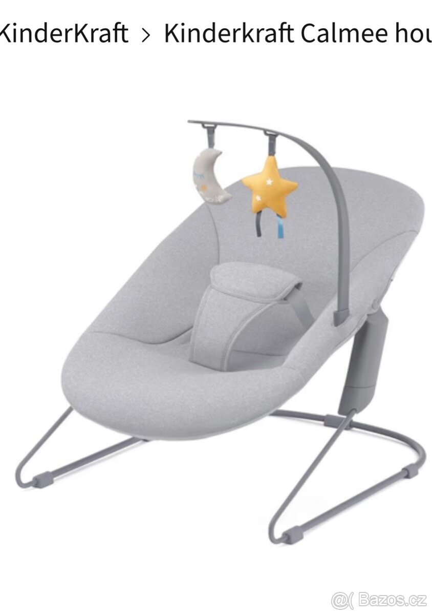 houpací lehátko šedá Kinderkraft - 4