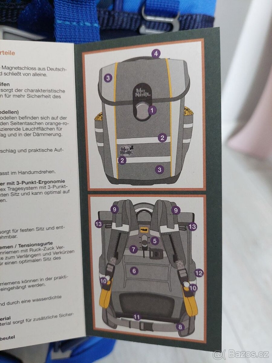 Školní taška (5dílná sada) Mc Neill ERGO mac 2 Wild - 4