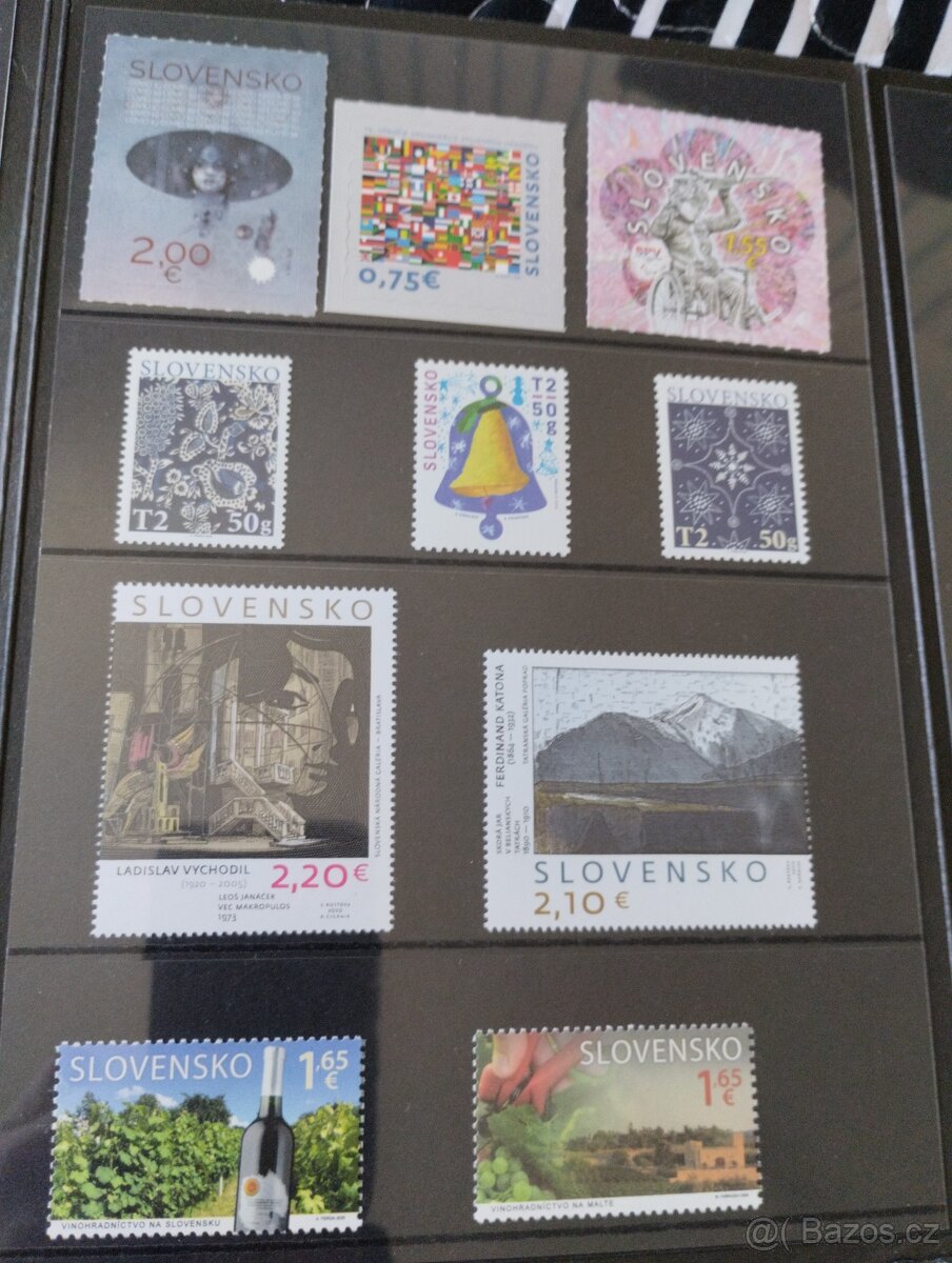 Poštovní známky SK - 4