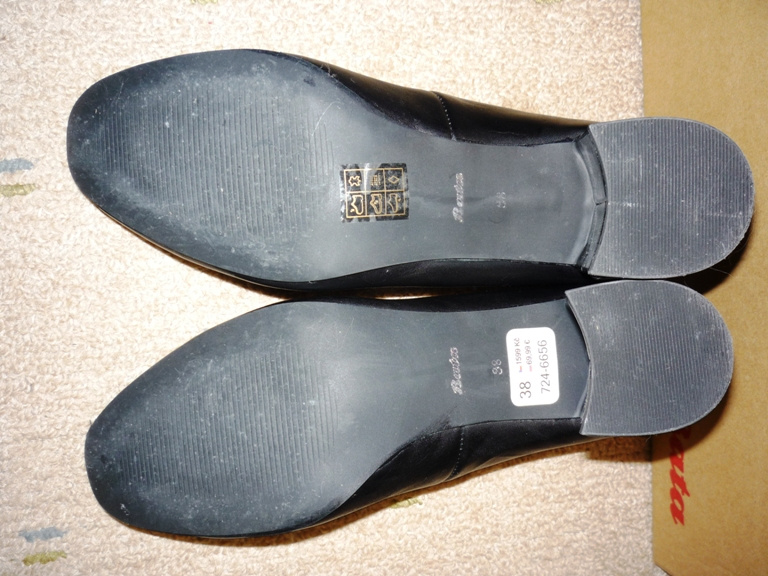 Černé lodičky Baťa, vel.38 z pravé kůže - 4