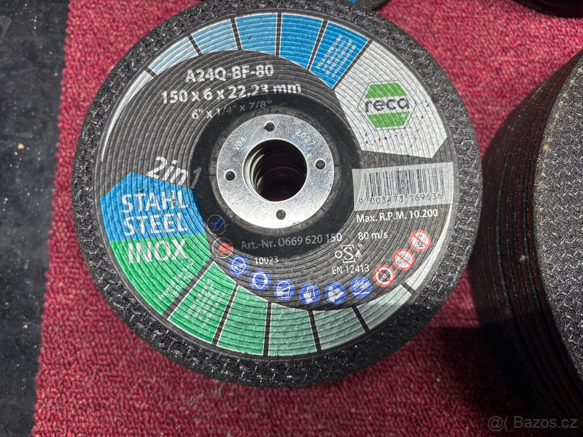 Brusné kotouče Reca a tyrolit - 4