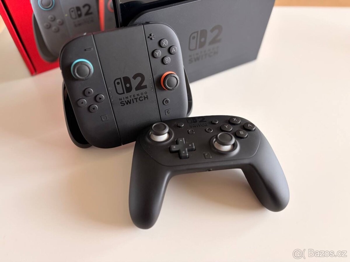 Nintendo Switch 2 + Pro Controller + travel case. - 4