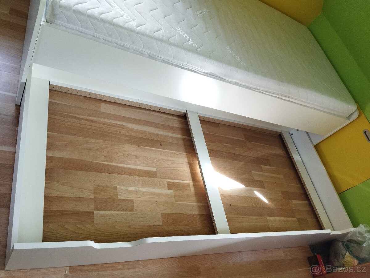 Sleva Prodám postel s výsuvným šuplíkem na druhé lůžko - 4