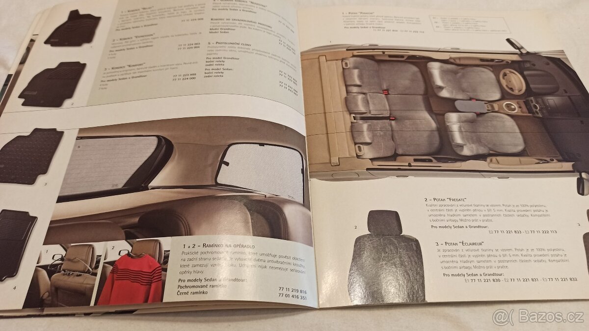 Renault MÉGANE 2 hatchback sedan prospekty příslušenství 2ks - 4