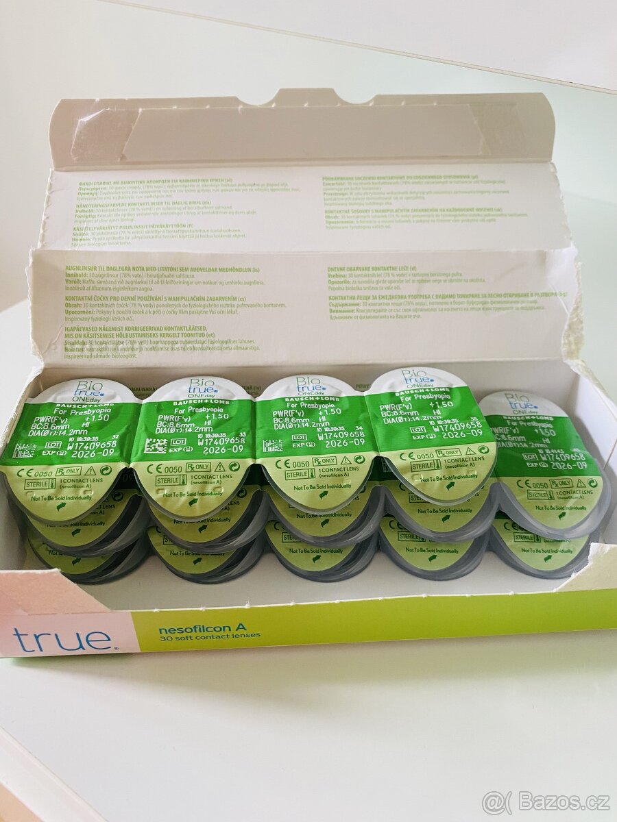 Jednodenní multifokální kontaktní čočky BioTrue 24 ks - 4